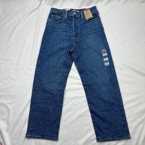 Levi's Women's Ultra-High Rise Ribcage Straight Jeans Summer Slide 29x27